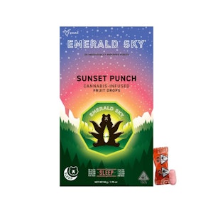 Emerald Sky - SLEEP SUNSET PUNCH HARD FRUIT DROPS 100MG - EMERALD SKY