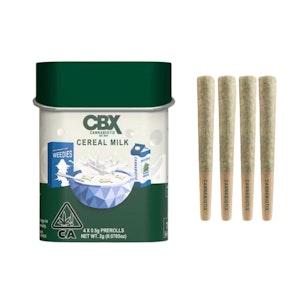 CBX - CEREAL MILK - 0.5G (4PK) - CANNABIOTIX