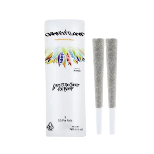 OAKFRUITLAND - SAY LESS DUAL PREROLL PACK 2G - OAKFRUITLAND