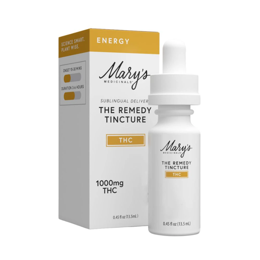 Mary's Medicinals™ - ENERGY REMEDY THC TINCTURE 1000MG - MARY'S MEDICINALS Main Image
