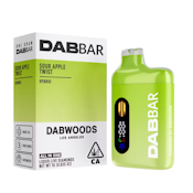 SOUR APPLE TWIST LIQUID DIAMONDS DABBAR 1G - DABWOODS