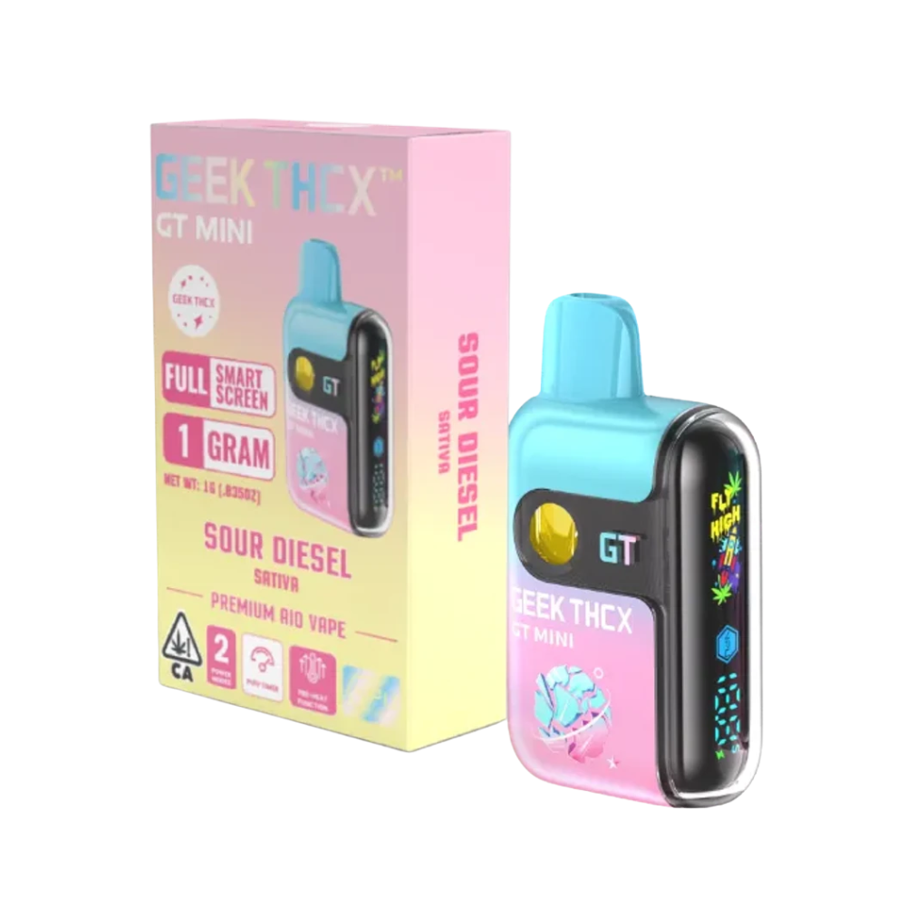 SOUR DIESEL ALL IN ONE DISPOSABLE BAR 1G - GEEK THCX