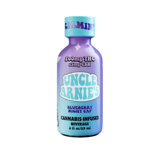 UNCLE ARNIE'S - BLUEBERRY NIGHT CAP 4:1 THC/CBN 100MG - UNCLE ARNIE'S