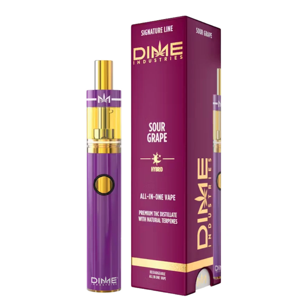 Dime Industries - SOUR GRAPE DISPOSABLE 1G - DIME INDUSTRIES Main Image
