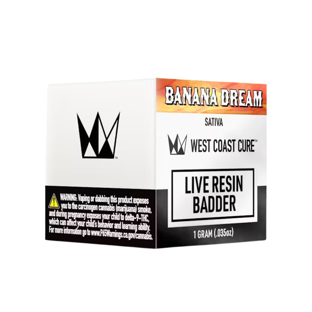 BANANA DREAM LIVE RESIN BADDER 1G - WEST COAST CURE - Ful... BANANA DREAM LIVE RESIN BADDER 1G - WEST COAST CURE - Ful...
