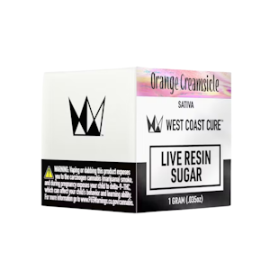 WEST COAST CURE - ORANGE CREAMSICLE LIVE RESIN SUGAR 1G - WEST COAST CURE