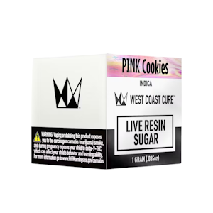 West Coast Cure - PINK COOKIES LIVE RESIN SUGAR 1G - WEST COAST CURE