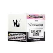 SOUR BLUEBERRY LIVE RESIN SUGAR 1G - WEST COAST CURE