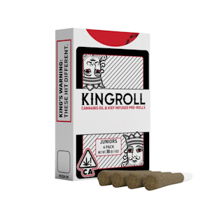 KING ROLL - GG4 X ZOOKIES 0.75G PREROLL (4PK) - KINGROLL
