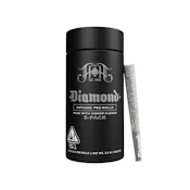 Heavy Hitters | Black Haze | Diamond Infused Pre-Roll Pack | [2.5g] 5pk | Sativa