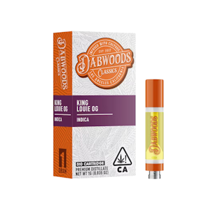 DABWOODS - KING LOUIS OG - 510 CART 1G - DABWOODS