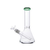 8" GREEN 9MM BEAKER - GLASS