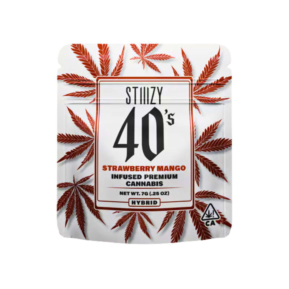 STRAWBERRY MANGO 40's INFUSED MYLAR 7G