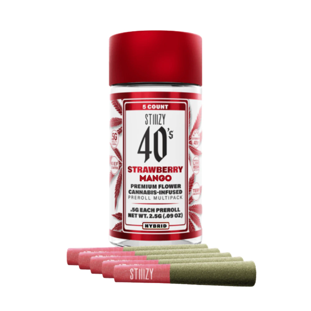 STIIIZY - STRAWBERRY MANGO - 0.5G 40'S (5PK) - STIIIZY Main Image