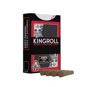 KING ROLL - KING LOUIS XIII X QUEEN Z 0.75G PREROLL (4PK) - KINGROLL