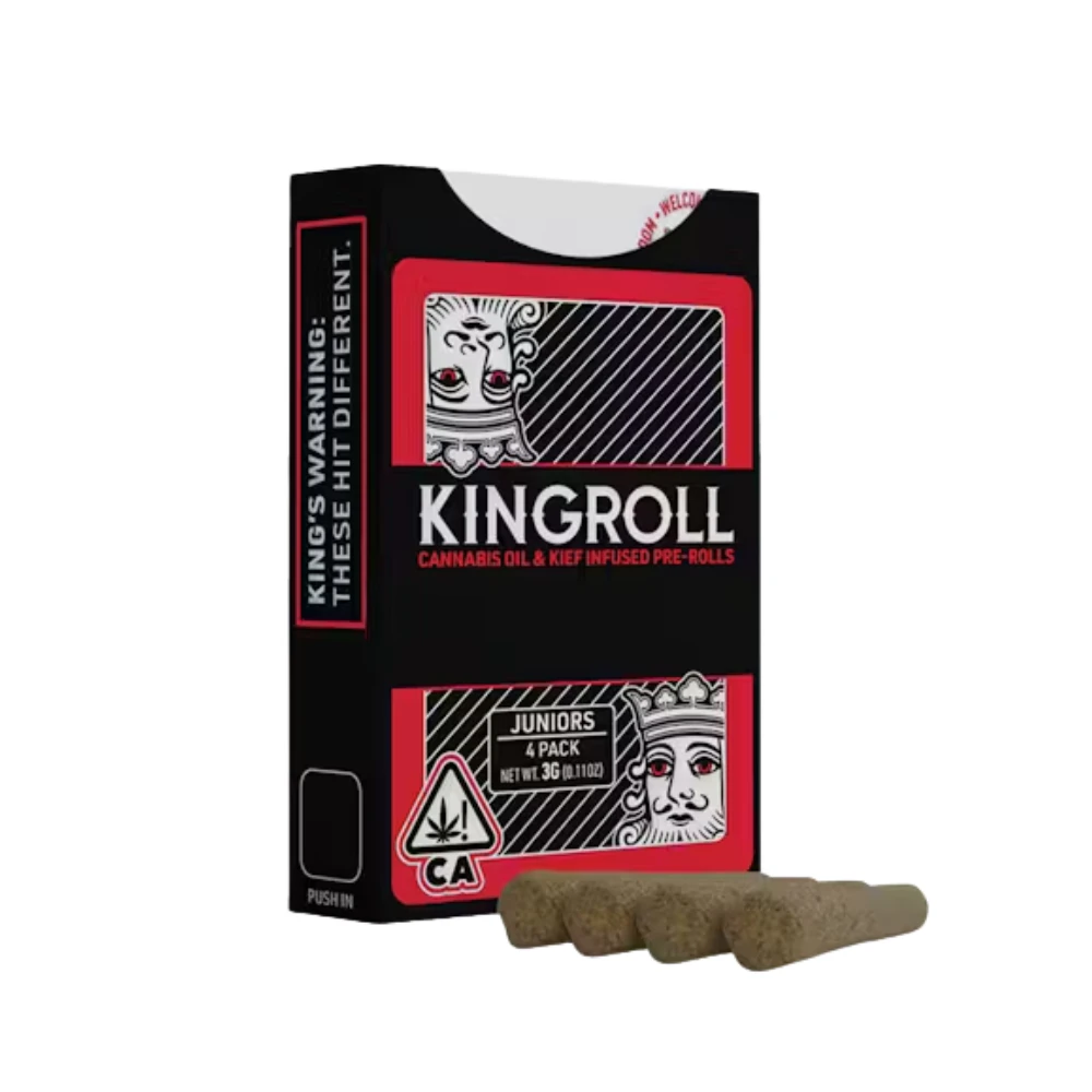 Kingroll - GRAPE APE X GRANDDADDY PURPLE 0.75G PREROLL (4PK) - KINGROLL Main Image