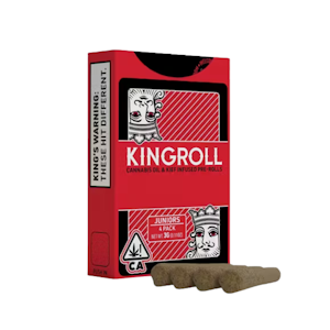 KING ROLL - JACK HERER X DURBAN POISON 0.75G PREROLL (4PK) - KINGROLL