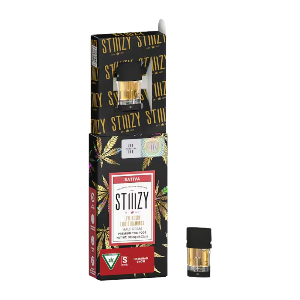 STIIIZY - HAWAIIAN SNOW LIVE RESIN LIQUID DIAMONDS POD 0.5G - STIIIZY Main Image