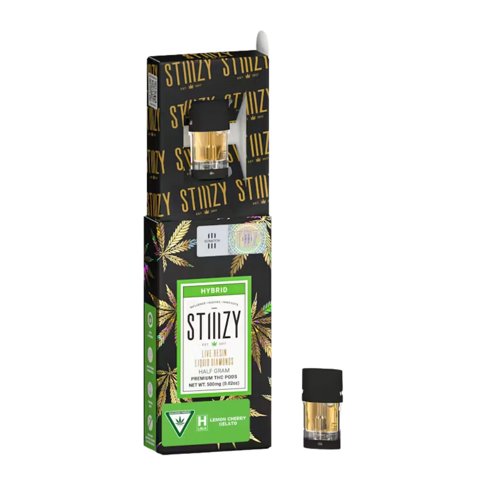 STIIIZY - LEMON CHERRY GELATO LIVE RESIN LIQUID DIAMONDS POD 0.5G - STIIIZY Main Image