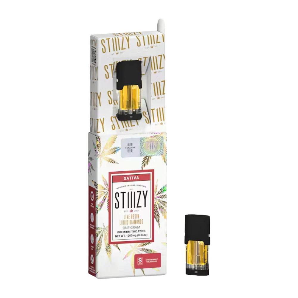 STIIIZY - STRAWBERRY MILKSHAKE LIVE RESIN LIQUID DIAMONDS POD 1G - STIIIZY Main Image