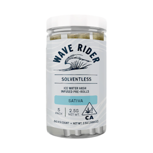 WAVE RIDER NURSERY - TROPICANA COOKIES HASH INFUSED PREROLL 0.5G (5PK) - WAVE RIDER NURSERY