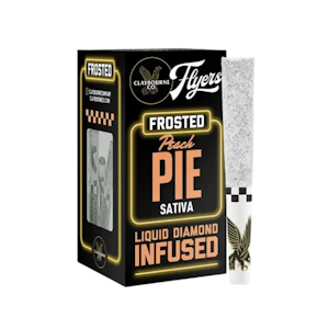 CLAYBOURNE CO. - PEACH PIE FROSTED FLYERS (5PK) - CLAYBOURNE CO