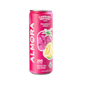 STRAWBERRY LEMONADE PREBIOTIC SODA 100MG - ALMORA FARM