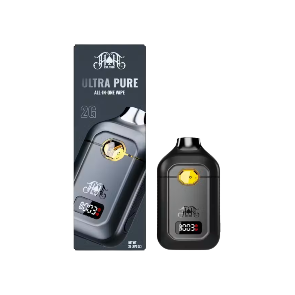 piff disposable vape ALL-IN-ONE 2G - HEAVY HITTERS Black Mint Vape RAZ VUE 50K Disposable Colors:Glittering Black