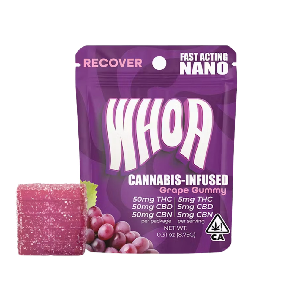Whoa - GRAPE SLEEP 1:1:1 GUMMIES 100MG - WHOA Main Image