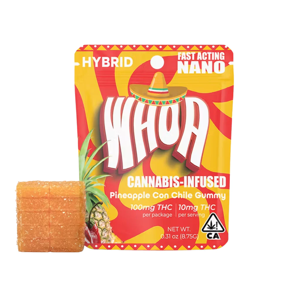 Whoa - PINEAPPLE GUMMIES 100MG - WHOA Main Image