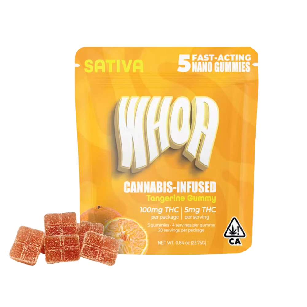 Whoa - TANGERINE GUMMIES 100MG - WHOA Main Image