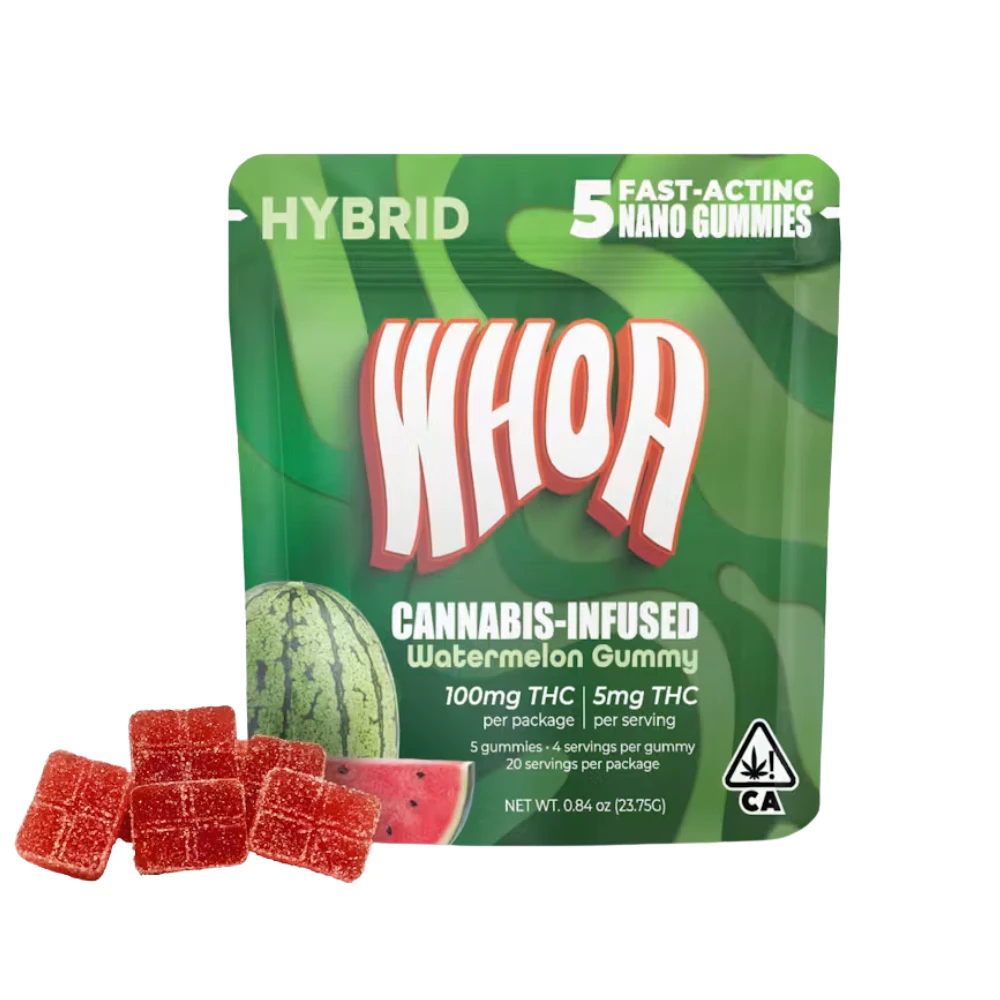 Whoa - WATERMELON GUMMIES 100MG - WHOA Main Image