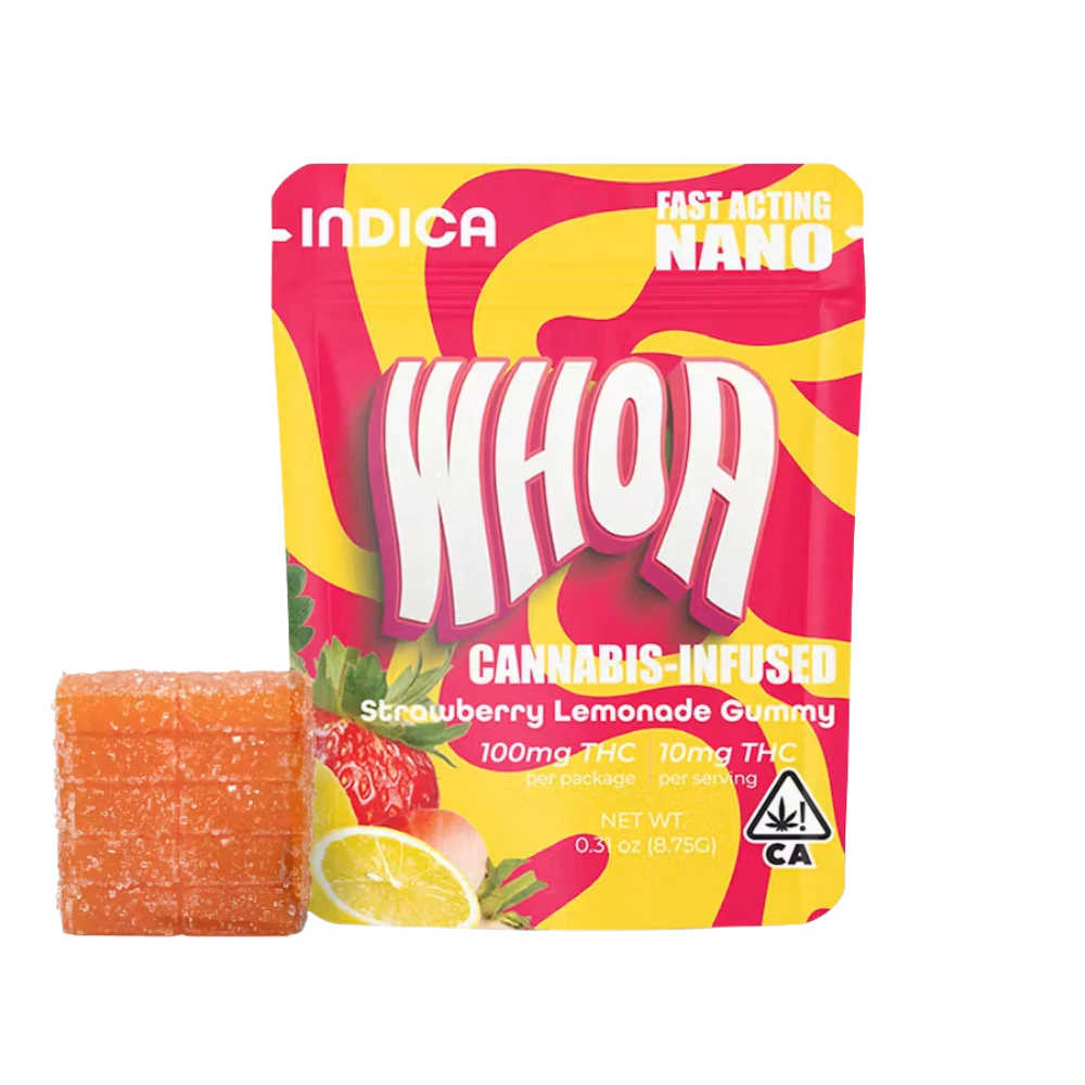 Whoa - SINGLE - STRAWBERRY LEMONADE GUMMY 10MG - WHOA Main Image
