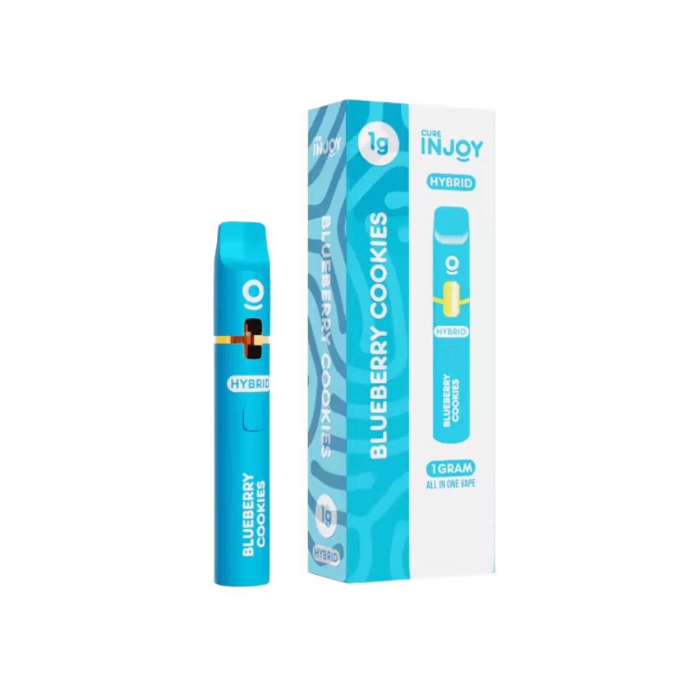 Cure Injoy - BLUEBERRY COOKIES ALL IN ONE DISPOSABLE 1G - CURE INJOY Main Image