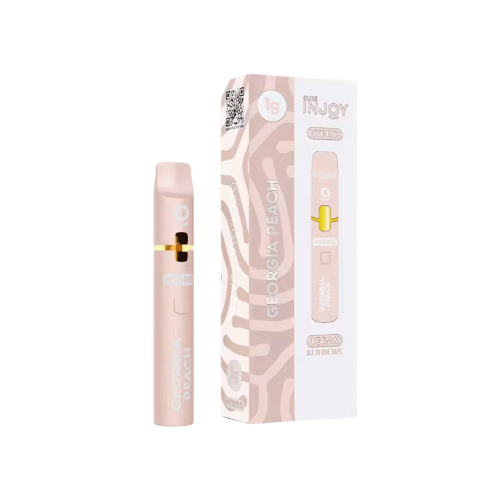 Cure Injoy - GEORGIA PEACH ALL IN ONE DISPOSABLE 1G - CURE INJOY Main Image