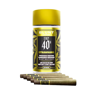 STIIIZY - STRAWNANA - 40'S MINI BLUNTS (5PK) - STIIIZY