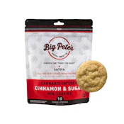 CINNAMON & SUGAR COOKIES (SATIVA) 100MG - BIG PETE'S