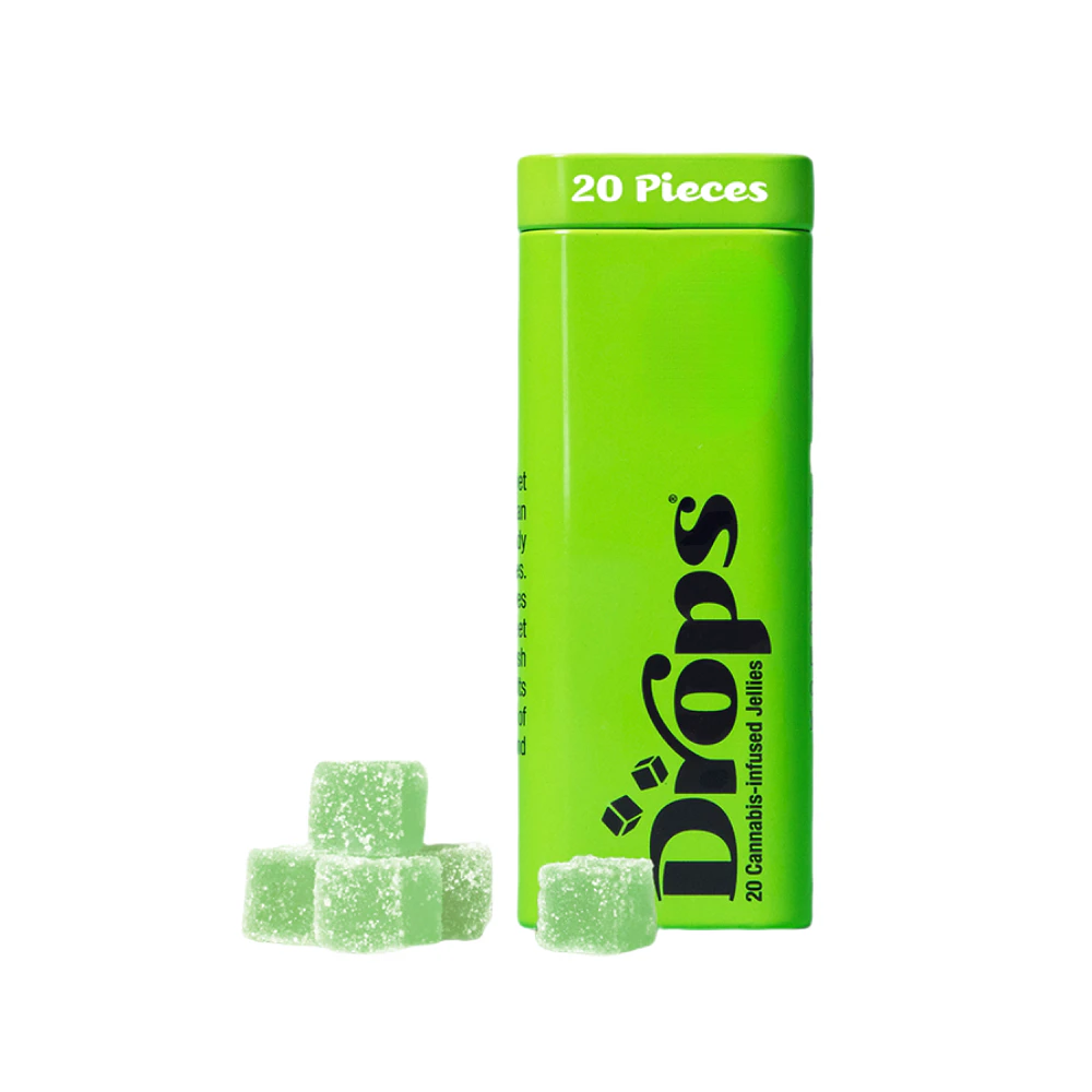 Drops - MICRO - LIME DROPS - BALACED - EVERGREEN 100MG (20PC) - DROPS Main Image