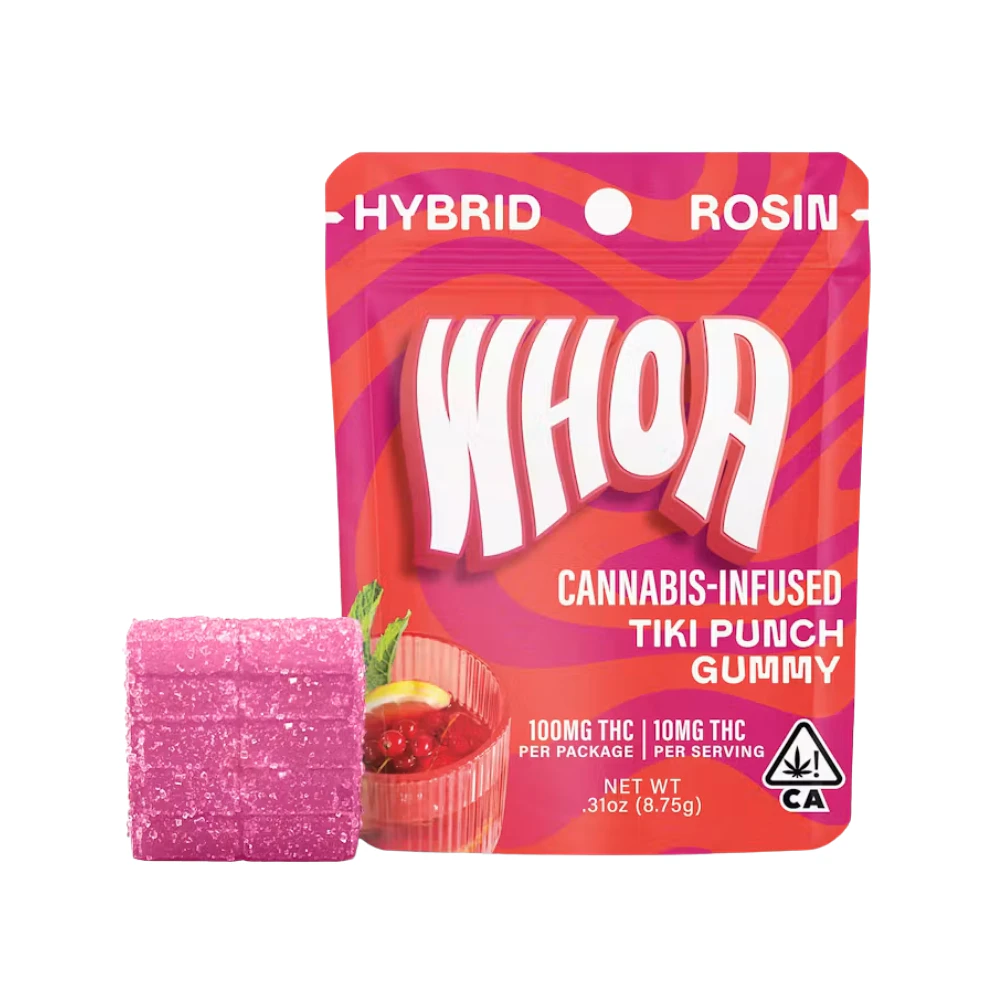 Whoa - TIKI PUNCH ROSIN GUMMIES 100MG - WHOA Main Image