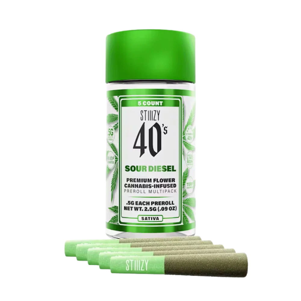STIIIZY - SOUR DIESEL - .5G 40'S (5PK) - STIIIZY Main Image
