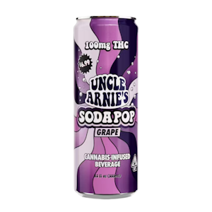 UNCLE ARNIE'S - GRAPE SODA POP 100MG - UNCLE ARNIE'S