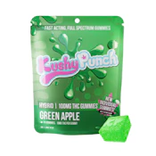 HYBRID - SOUR APPLE INDIVIDUAL GUMMIES 100MG - KUSHY PUNCH