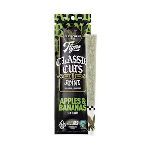 Claybourne Co. - APPLES & BANANAS CLASSIC CUTS PREROLL 1G - CLAYBOURNE CO.