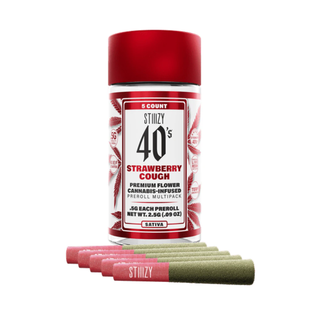 STIIIZY - STRAWBERRY COUGH - .5G 40'S (5PK) - STIIIZY Main Image