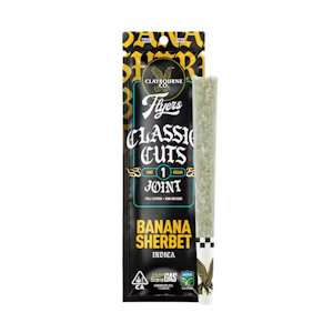Claybourne Co. - BANANA SHERBET CLASSIC CUTS PREROLL 1G - CLAYBOURNE CO.