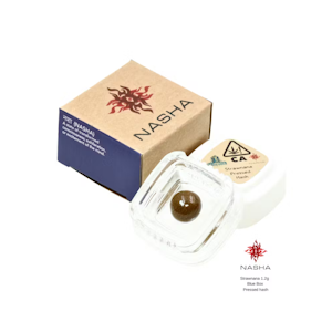 NASHA - STRAWNANA - BLUE PRESSED HASH 1.2G - NASHA