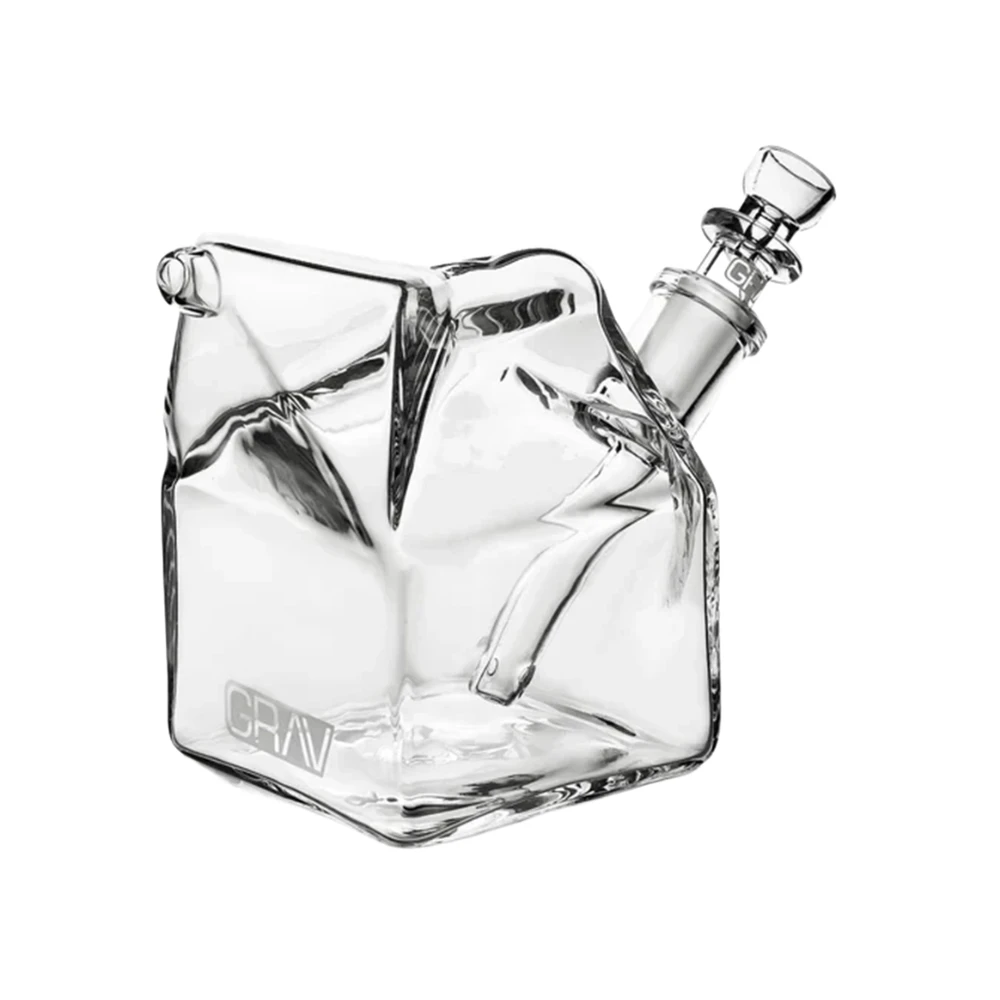 Grav - CLEAR MILK CARTON BUBBLER - GRAV Main Image