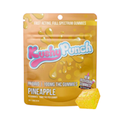 HYBRID - PINEAPPLE INDIVIDUAL GUMMIES 100MG - KUSHY PUNCH