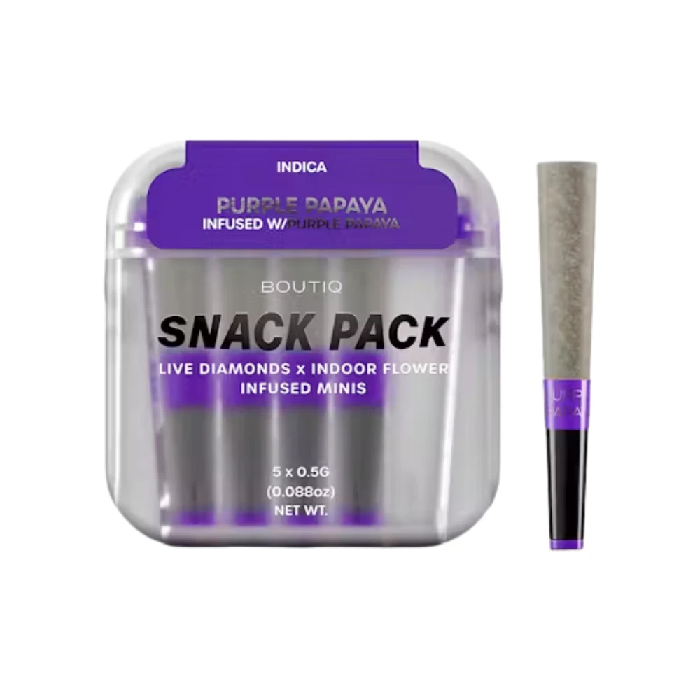 Boutiq - PURPLE PAPAYA INFUSED MINI (5PK) - BOUTIQ Main Image