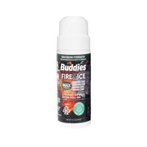 BUDDIES - ROLL ON - MAX STRENGTH 1:1:1:1 FIRE & ICE 3FL OZ. - BUDDIES
